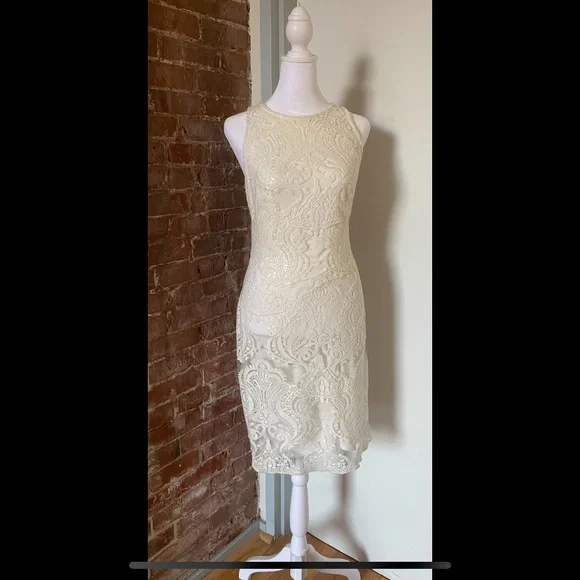ralph lauren white sequin dress Ralph Lauren Purple Label Beaded & Embroidered Chiffon Dress, Spring 2012 Runway